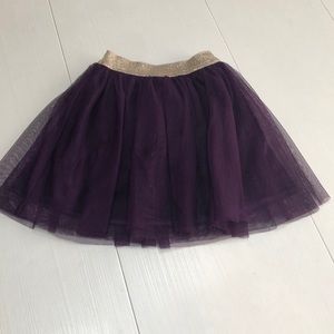 Beautiful purple and gold girls skirt - Christmas outfit girls
